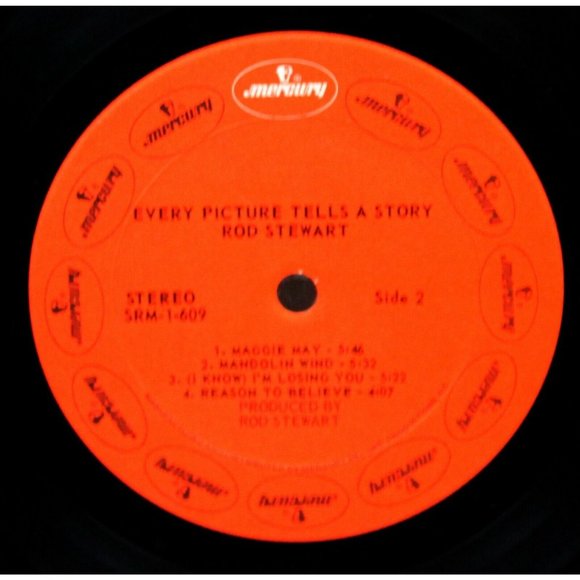 1971 Rod Stewart Every Picture Has A Story 12" Vinyl Album LP Mercury Record - Picture 8 of 8